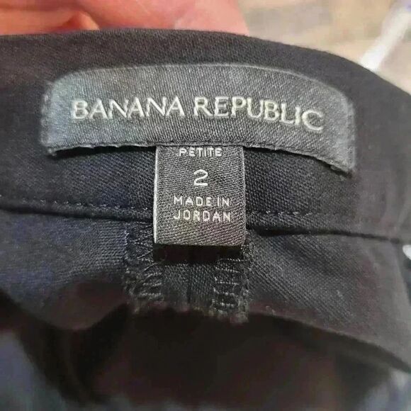 Banana Republic Devon Women's Black Cotton/Rayon/Spandex Pants - Picture 9 of 11